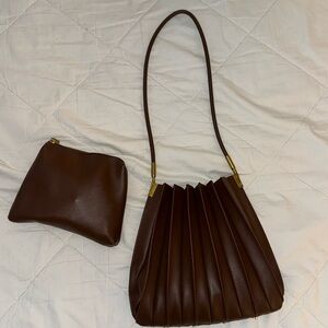 Mellie Bianco Carrie Medium Bag in Chocolate brown